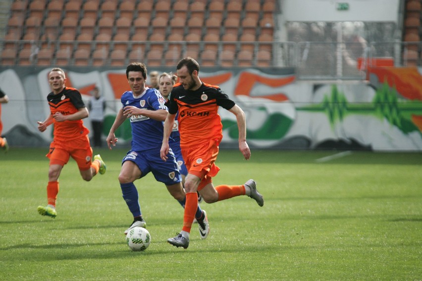 03.04.2016 lubin ekstraklasa pilka nozna mecz kghm zaglebie...