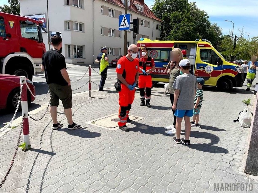 Zderzenie dwóch samochodów w Opolu.