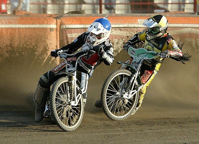 Migawka z 2008 roku, gdy PSŻ Poznań zawitał do Bydgoszczy. Na zdjęciu: Andreas Jonsson i Adam Skórnicki