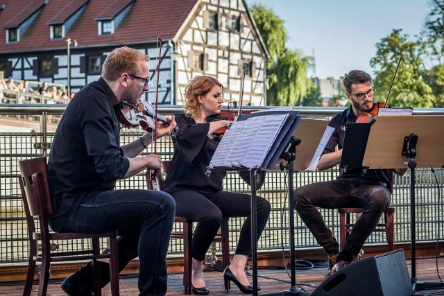 Tym razem koncert nad Brdą w ramach cyklu występów "Rzeka muzyki" zaprezentował Raffa Quartet.