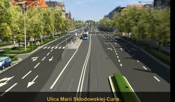 Ulica Curie-Skłodowskiej Fot: Gazeta Wrocławska