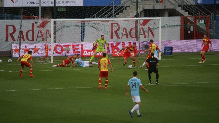 W Gliwicach Żółto-Czerwoni wygrali 1:0. Przy obecnych...