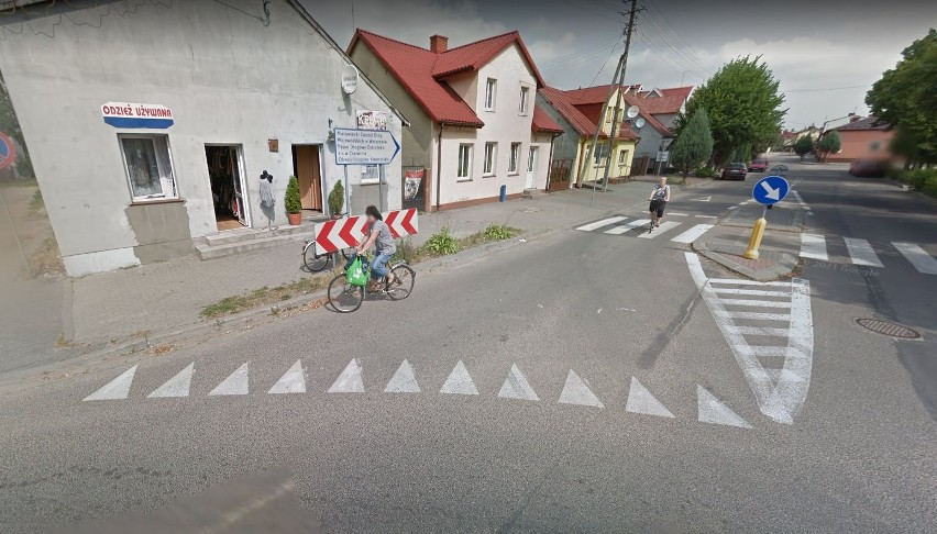 Krasnosielc w Google Street View. Samochód Google'a był tutaj w lipcu 2012 roku