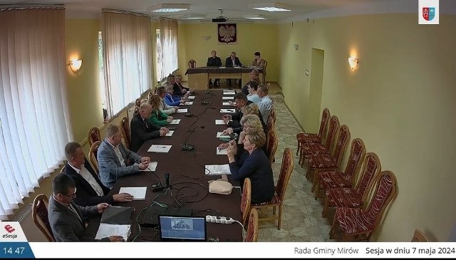 We wtorek 7 maja odbyła się pierwsza sesja nowej Rady Gminy Mirów.