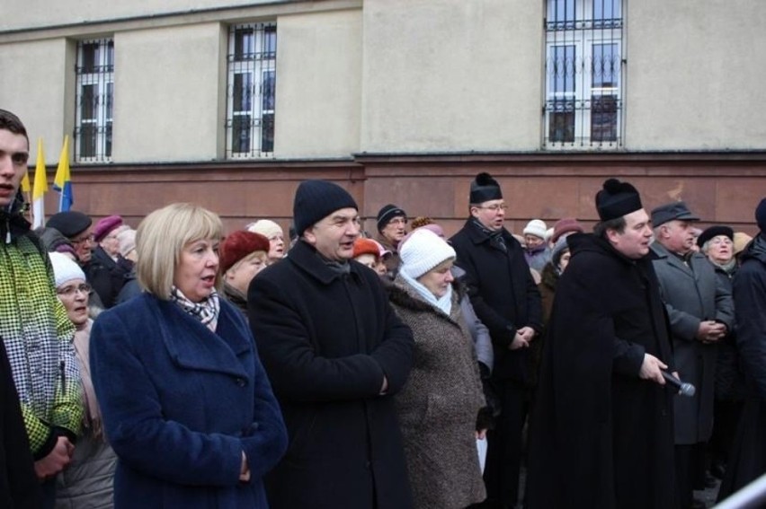 Znaki ŚDM w Rudzie Śląskiej