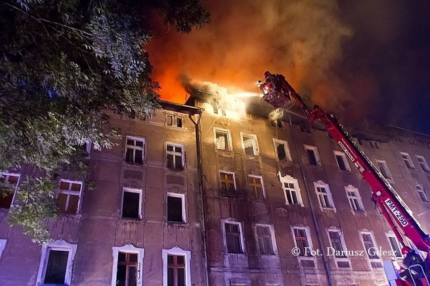 Pożar w Wałbrzychu, 30 sierpnia 2013