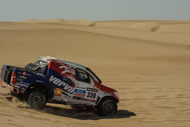 Na ostatnich kilometrach trzeciego odcinka specjalnego Rajdu Dakar, w samochodzie Szymona Ruty doszło do awarii. Radomianin stracił ponad 5 godzin, ale dotarł do mety