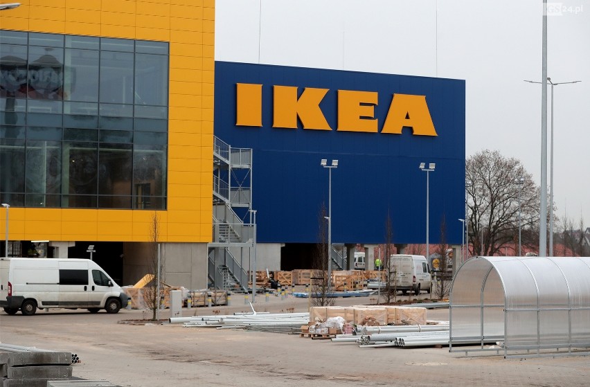 Budowa sklepu Ikea w Szczecinie.