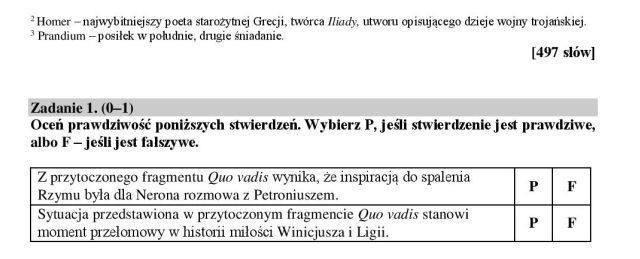 Próbny Egzamin ósmoklasisty CKE - POLSKI 18.12.2018 -...