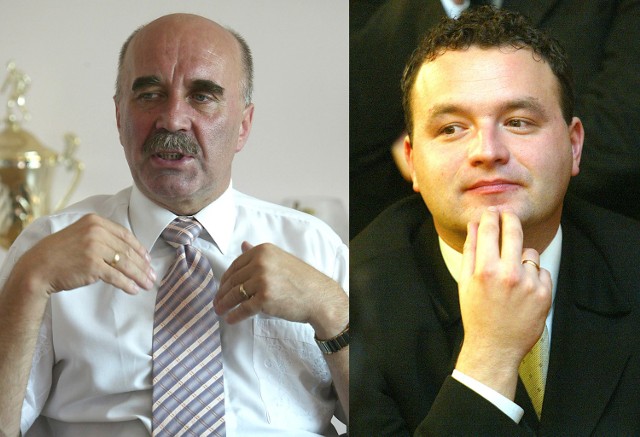 W miejsce nielubianego przez kibiców Pogoni Piotra Wernera (z lewej) szefem Rady Nadzorczej SSA zostanie Tomasz Brzozowski. 