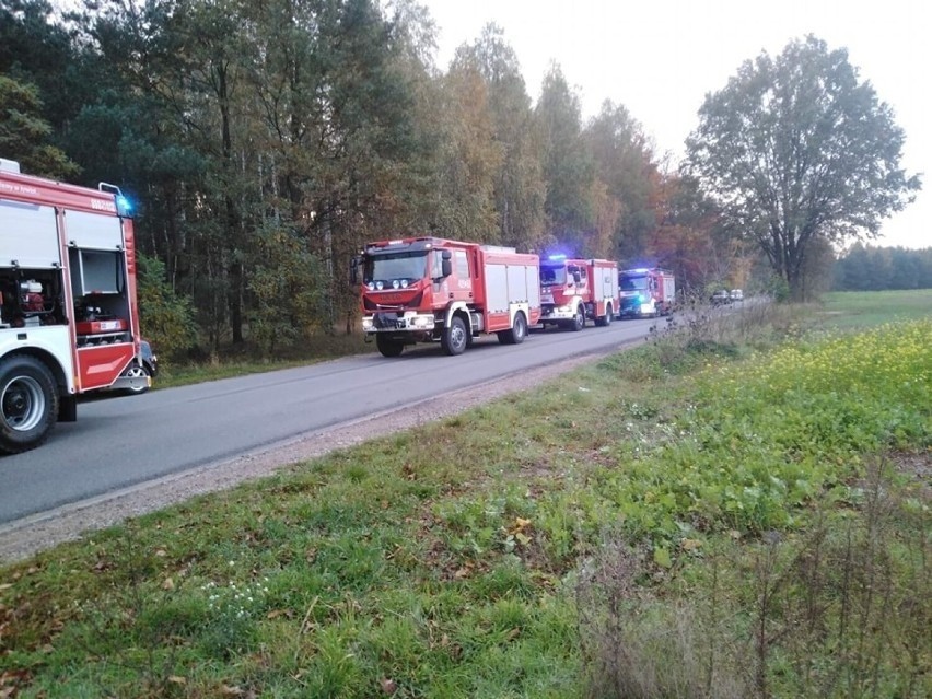 Groźny wypadek w miejscowości Kurówek Prądzewski w gminie Rusiec. Są ranni! 