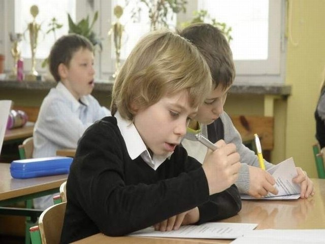 Dziś odbył się próbny sprawdzian trzecioklasistów.