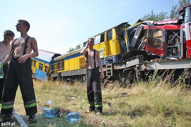 Wypadek kolejowy w Korzybiu