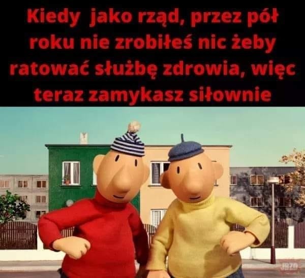 Memy o zamknięciu siłowni i lockdownie branży fitness.