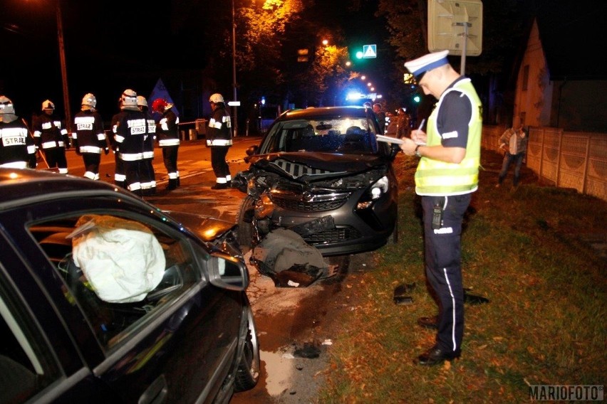 Wypadek na ulicy Strzeleckiej w Opolu.