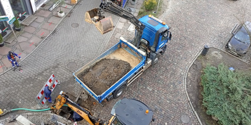 Szczecińskie Podzamcze i Stare Miasto bez wody 10.01.2022