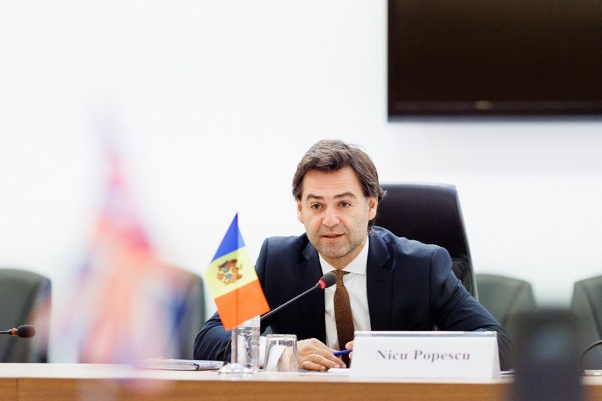 Nicu Popescu, minister spraw zagranicznych Mołdawii...