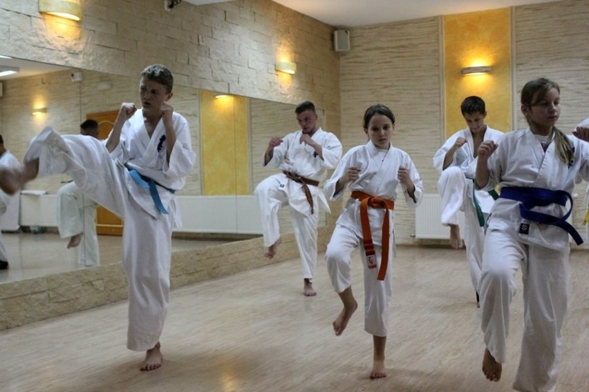 Karatecy na zgrupowaniu w Bukowinie Tatrzańskiej