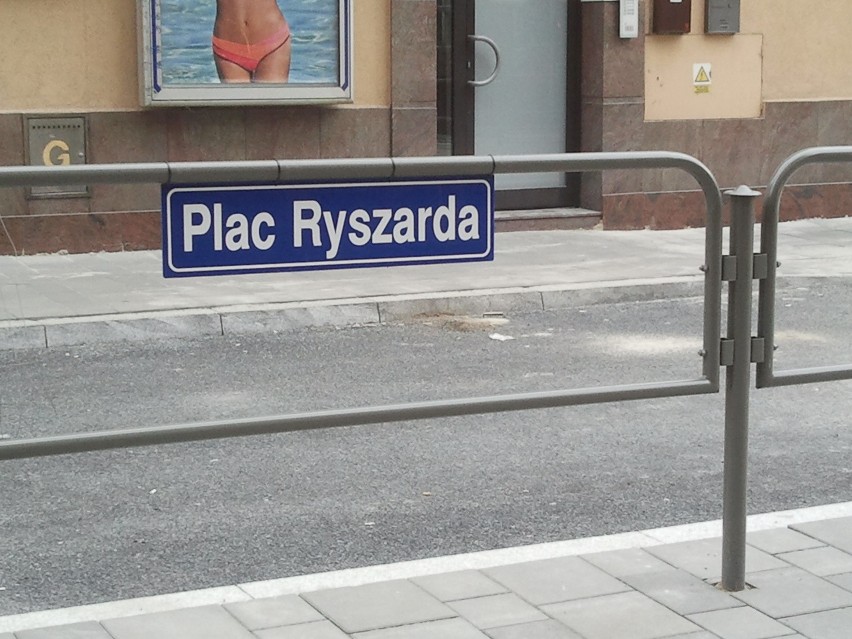 W Katowicach powstał Plac Ryszarda. Co to za Ryszard?
