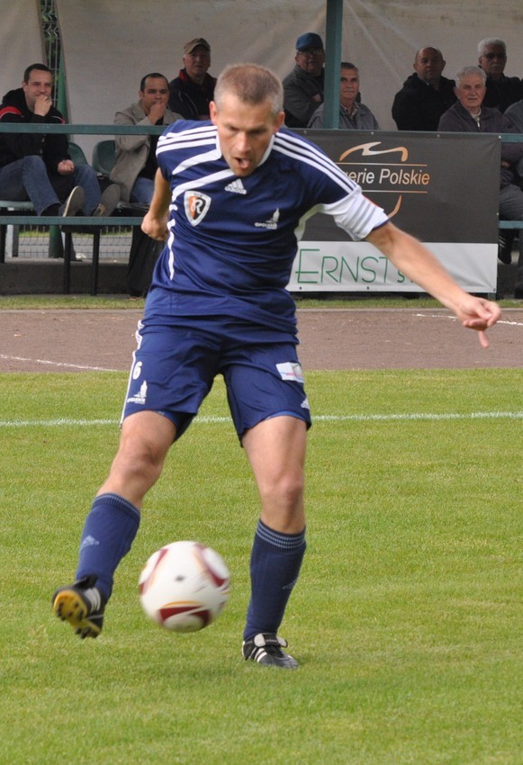 Mariusz Kapłon zdobył jedną z bramek dla Ruchu Zdzieszowice.