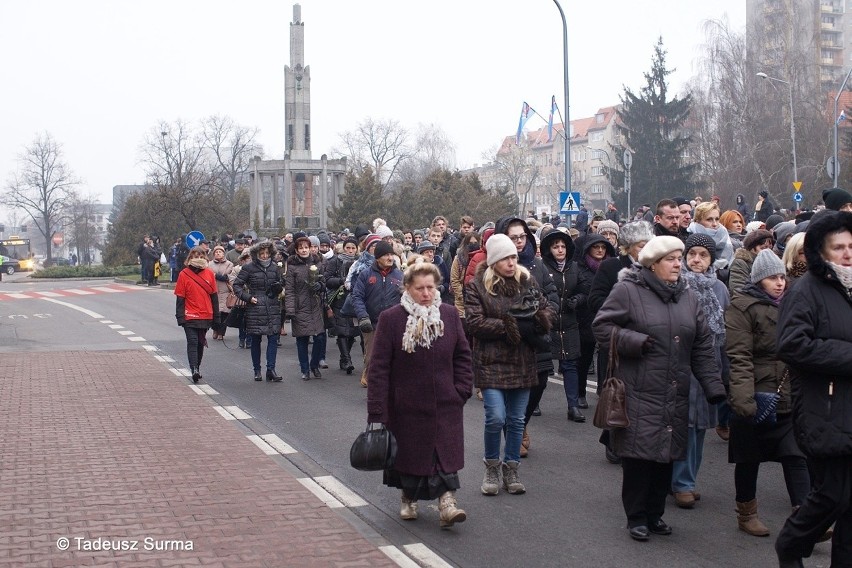 Stargard bez prezydenta. Ostatnie pożegnanie: msza w kolegiacie, kondukt żałobny, pogrzeb [zdjęcia]