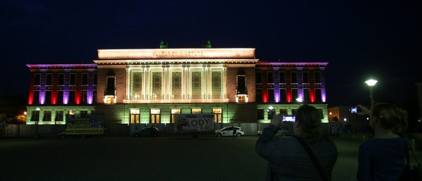 Pałac Kultury Zagłębia z nową iluminacją [ZDJĘCIA]