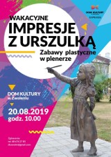 Dom Kultury w Zwoleniu z wakacyjnymi zajęciami plastycznymi na świeżym powietrzu