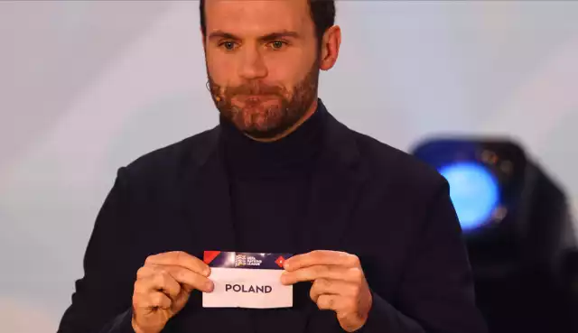 Reprezentacja Polski w losowaniu grupy Ligi Narodów.
