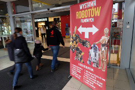 Wystawa robotów filmowych w Outlet Białystok