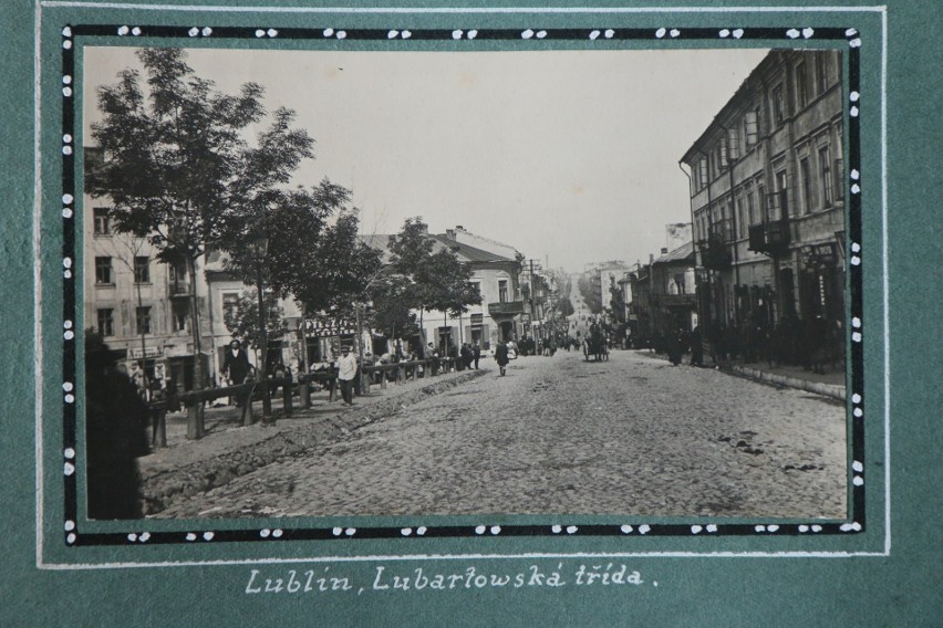 Ulica Lubartowska jeszcze z drzewami.