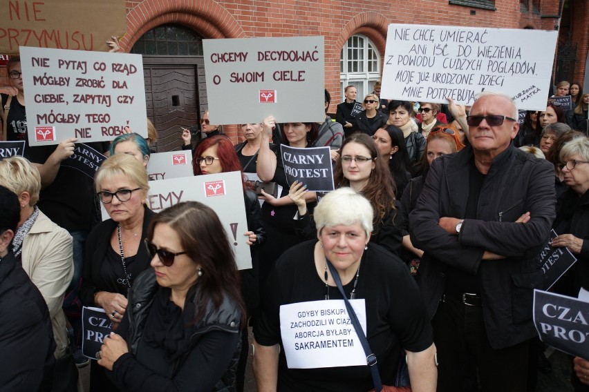 Czarny Protest w Słupsku.