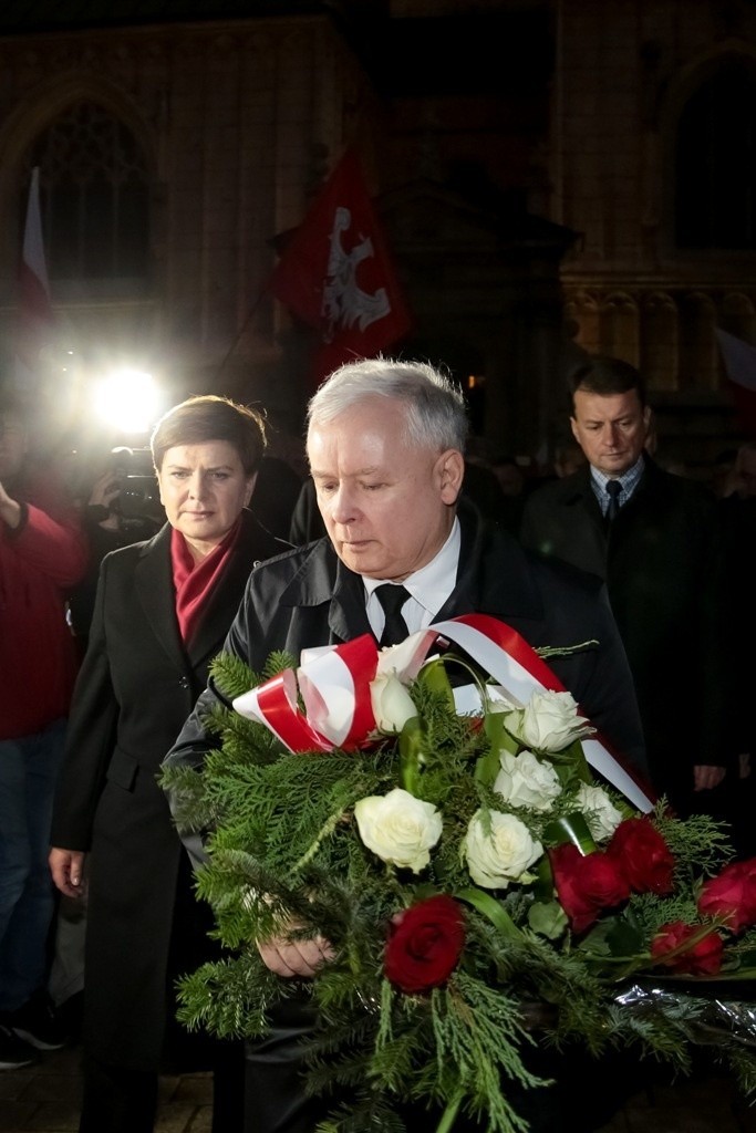 Kraków. Politycy PiS świętowali odzyskanie niepodległości [ZDJĘCIA]