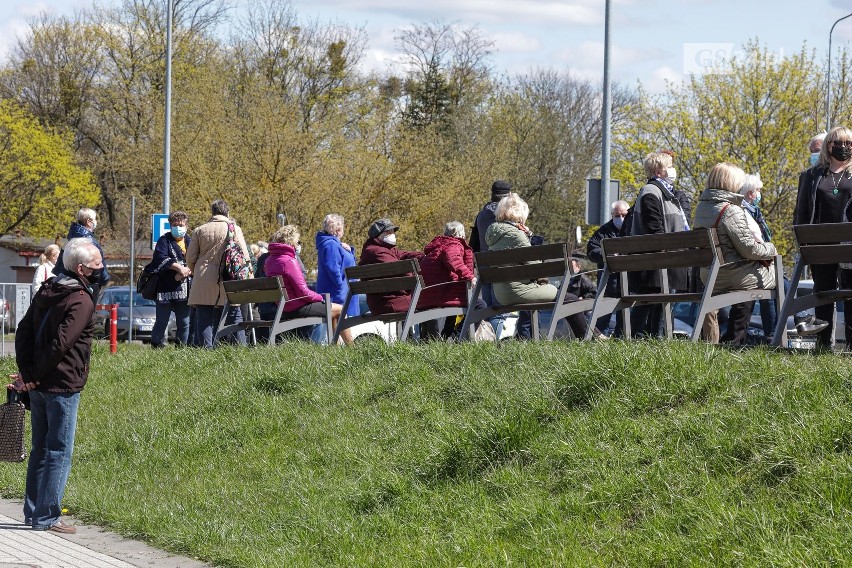 Punkt szczepień w Netto Arenie w Szczecinie