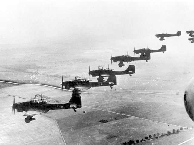 Junkersy Ju 87 Stuka jesienią 1939 roku nad Polską