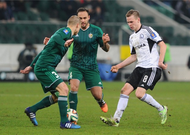 05.03.2015 Warszawa - Ćwierćfinał Pucharu Polski pomiędzy Legią Warszawa a Śląskiem Wrocław rozegrany na stadionie Legii