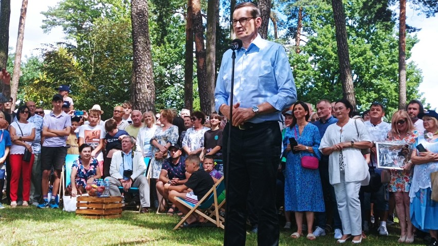 Premier Mateusz Morawiecki na Pikniku Rodzina 800+ w Tychach