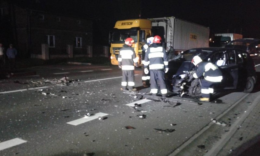 Uwaga! Wypadek w Borowej Wsi. Droga zamknięta