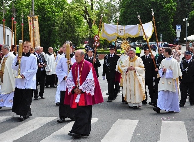 W uroczystość Bożego Ciała procesje odbywają się we wszystkich katolickich parafiach. 