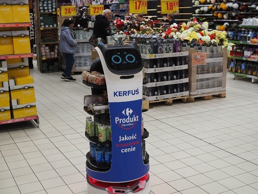 Kerfuś - samojezdny eRobot sieci Carrefour - pojawił się w...