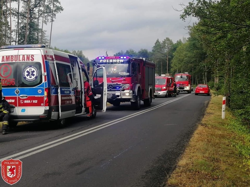 Do zdarzenia doszło na drodze nr 205.