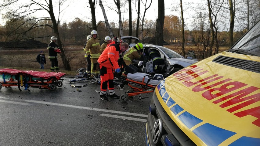 Groźny wypadek na drodze krajowej 62 w miejscowości...