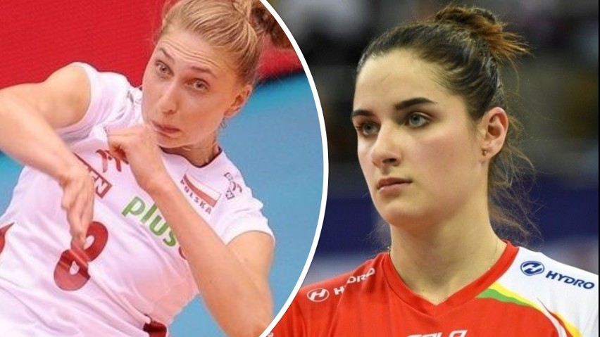 Małgorzata Jasek i Martyna Świrad, dwie reprezentantki Polski w zespole siatkarek E.Leclerc Moya Radomka Radom!