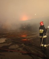Pożar pustostanu przy ul. Poprzecznej w Koszalinie