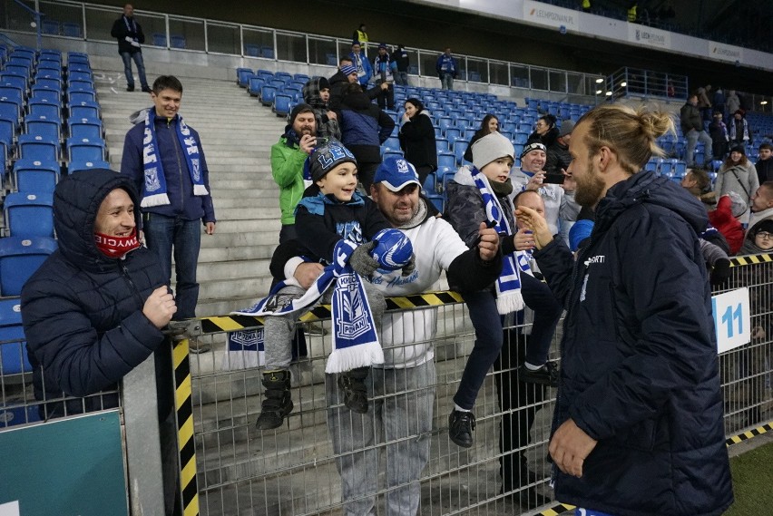 Podczas meczu Lech Poznań - Wisła Płock (2:1) atmosfera na...