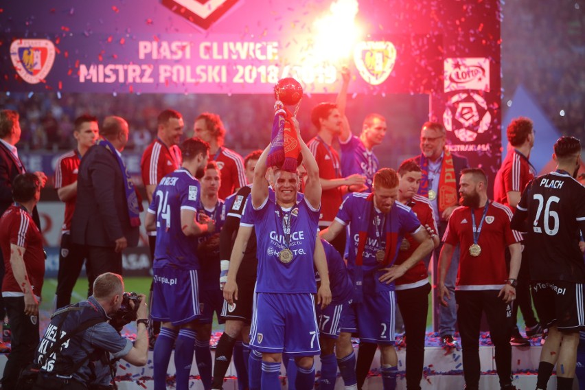 Piast Gliwice mistrzem Polski! Po ostatnim gwizdku sędziego...