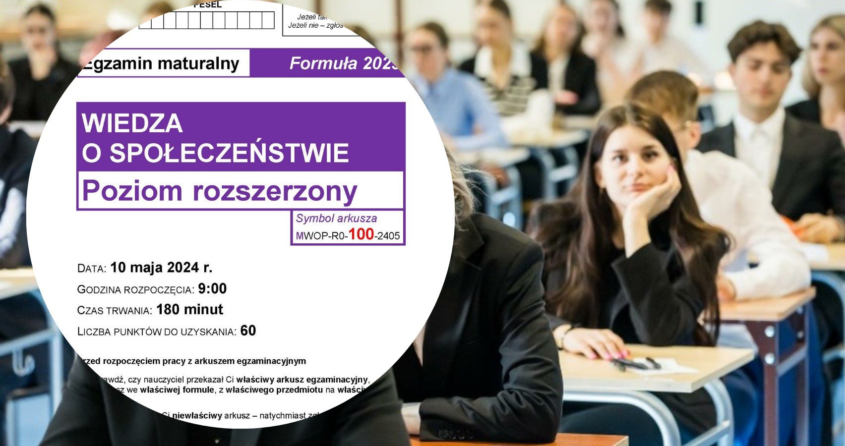 Zakończyła się matura z WOS-u 2024. Odpowiedzi i arkusz CKE pojawią się