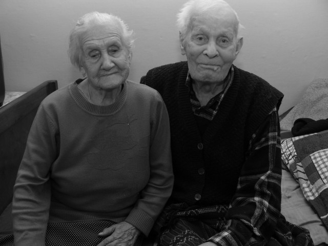 W wieku 103 lat zmarł Józef Bugajski z Secemina. Na zdjęciu z żoną Kazimierą (95 lat).