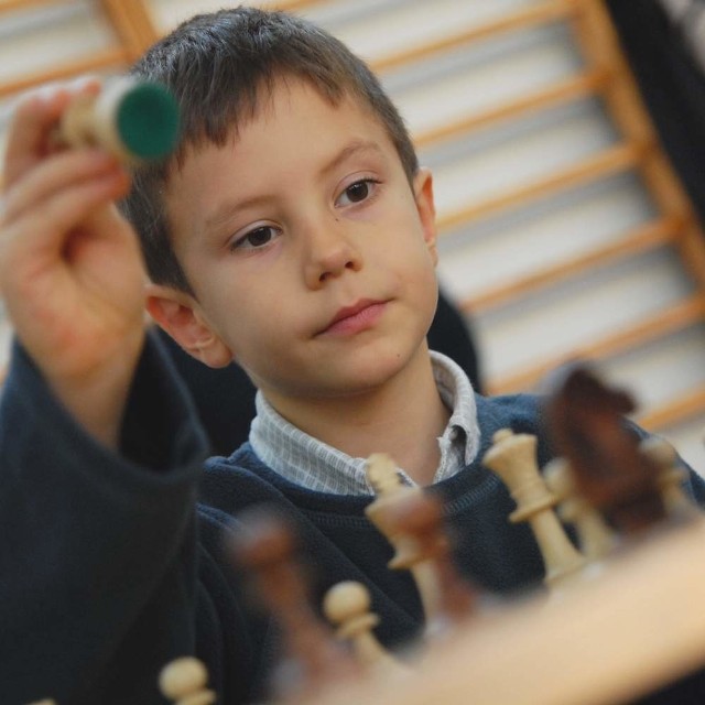 Olek Szmer w wieku pięciu lat w szachach nie miał sobie równych.