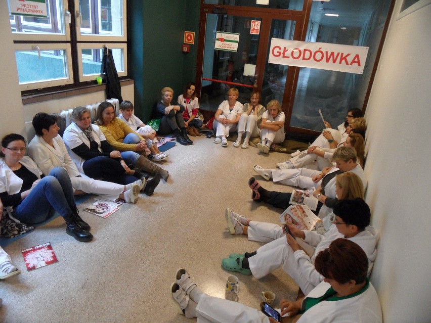 Strajk głodowy w szpitalu w Rybniku. Pielęgniarki chcą podwyżek