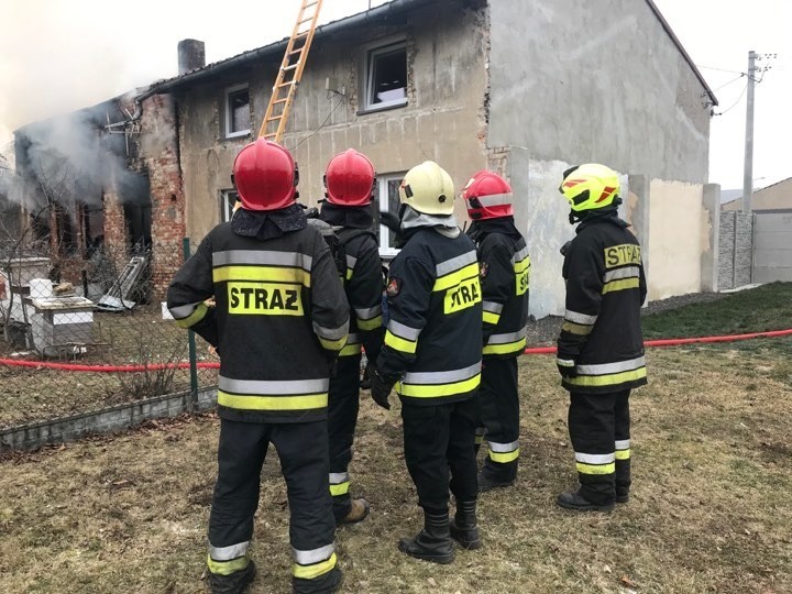 Pożar stolarni w Opolu